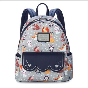 Disney Parks Exclusive Loungefly Mini Backpack - Cats and Dogs